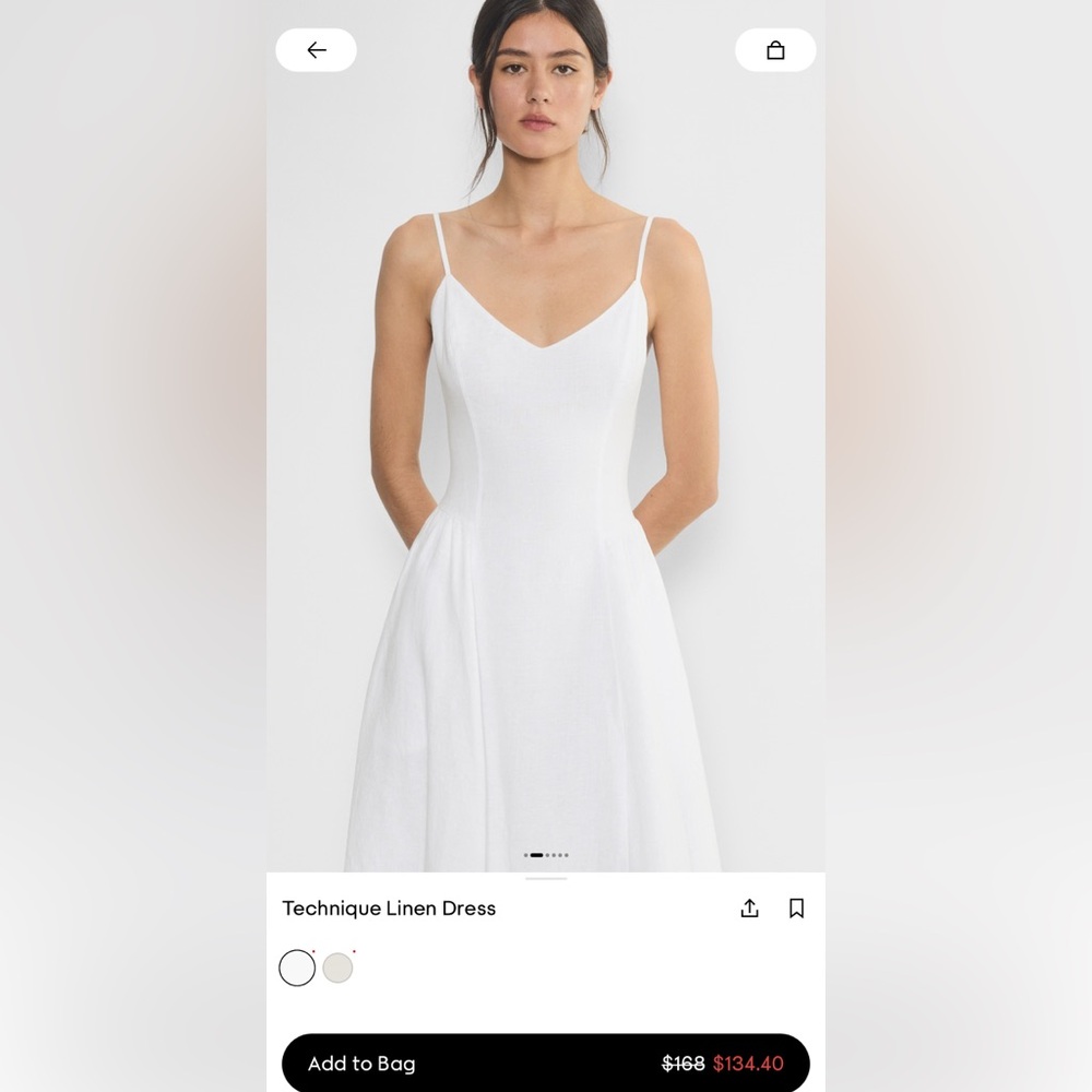 Wilfred Technique Linen Dress – Aritz